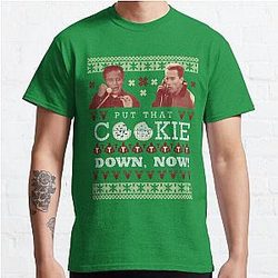 Put That Cookie Down, Now! Ugly Sweater Design Classic T-Shirt