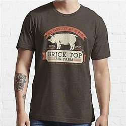 Brick Top Pig Farm - As Greedy as a Pig Essential T-Shirt