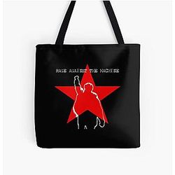 top Rage Against the Machine All Over Print Tote Bag RB0812
