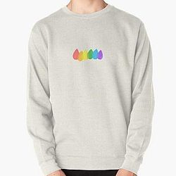 Rainbow Sweatshirts - Rainbow flag drops. LGBTQ minimalist design. Pullover Sweatshirt RB1603