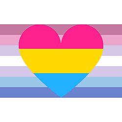 Bigender Pansexual Combo Pride Flag PN0112