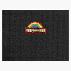 Barcelona Gay Pride Rainbow Flag Essential T-Shirt Jigsaw Puzzle RB1603