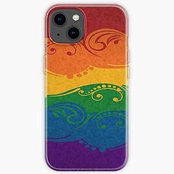 Ornamental Rainbow Flag iPhone Soft Case RB1603