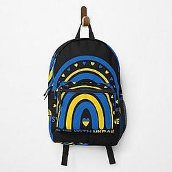 Rainbow Backpacks - Ukraine Rainbow Flag  Backpack RB1603