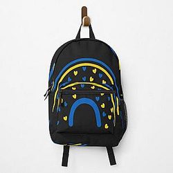 Ukraine Rainbow Flag I Stand with Ukraine Ukrainian Flag Ukraine Support Backpack RB1603