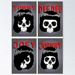Punk Rock Kids - The Cartoon Ramones Poster