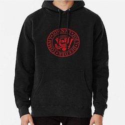 Ramones Logo red, Ramones band, rock Pullover Hoodie