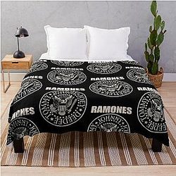 The Ramones Punk Rock Throw Blanket
