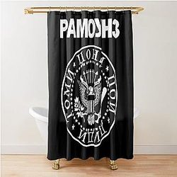Ramones Cyrillic Shower Curtain