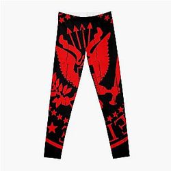 Ramones Logo red, Ramones band, rock Leggings