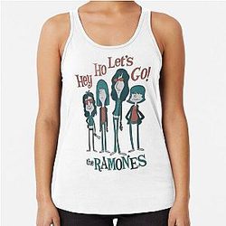 Ramones Hey Ho Lets Go Racerback Tank Top