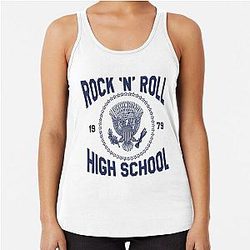 Rock and Roll High School - the Ramones - 1979  Racerback Tank Top