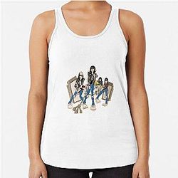 Ramones painting Racerback Tank Top