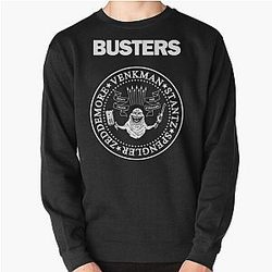 GHOSTBUSTERS  RAMONES Black Tee Pullover Sweatshirt