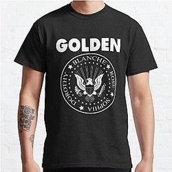 Ramones Garotas de Ouro Menina Melhor Mulheres 90S Tees Retro engraçado clássico T-shirt