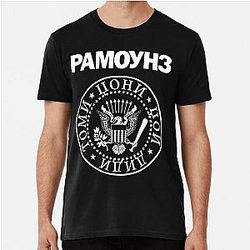 Ramones Cyrillic Logo Premium T-Shirt