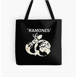 Ramones Rocket All Over Print Tote Bag
