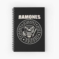 The Ramones Punk Rock Spiral Notebook
