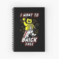 Presente engraçado Ramones Band Classic Fan Spiral Notebook