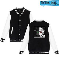 Ranboo Little Boy Cartoon Printing Baseball Jacket
