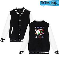Ranboo King Split Minecraft Printed Baseball Jacket