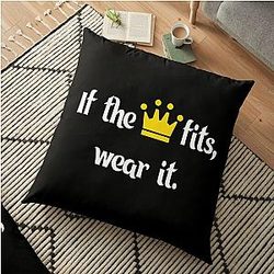 Ranboo Pillows - Ranboo Minecraft - If the crown fits 1 Floor Pillow RB2805