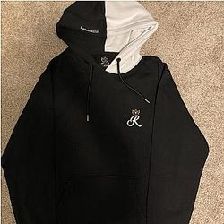 Ranboo Hoodies - Ranboo Split Printed Hooded Sweatshirt