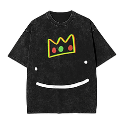 Dream Branding PTTT2605 Washed Ranboo T-Shirts