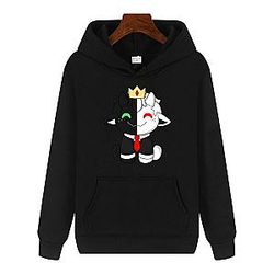 Ranboo Hoodies - Ranboo Kawaii Smile Graphic Hooded Sweatshirt