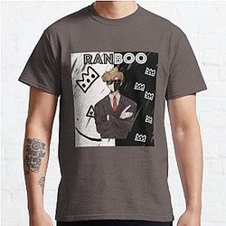 Ranboo Printed T-Shirts - Trendy Ranboo Fashion Brown T-Shirt