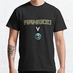 Ranboo T-Shirts - Ranboo above the world - Minecraft Classic T-Shirt RB2805