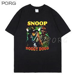 Snoop Dogg Outfit - Snoop Doggy Dogg Graphic Black T-shirt