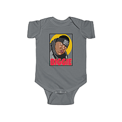 Biggie Smalls Outfit - Biggie Smalls Who's Crazy Illustration Epic Infant Romper
