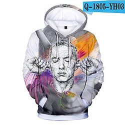 Eminem Hoodie - 3D Printed Casual Clothes Streetwear Hoodies