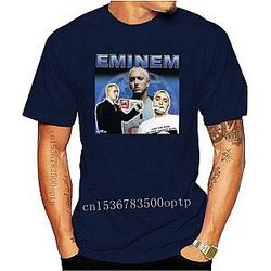 Eminem Rapper T-Shirt - Vintage Funny Short Sleeve Cotton T-Shirts