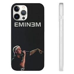 Eminem Outfit - Eminem Performing His Craft iPhone 12 Fitted Cover