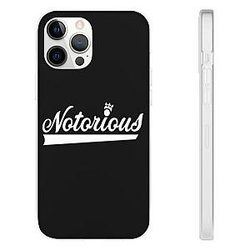 Biggie Smalls Outfit - Biggie Smalls Notorious Name Logo Black iPhone 12 Case