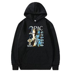 TuPac Outfit - Tupac 2PAC Rapper Shakur Hip Hop Vintage Hoodies