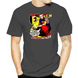 Eminem T-shirts - Vintage Eminem Casual High Quality Print T-Shirt