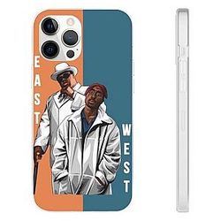 TuPac &amp; Biggie Smalls Outfit - East And West King Biggie Smalls And 2Pac iPhone 12 Case
