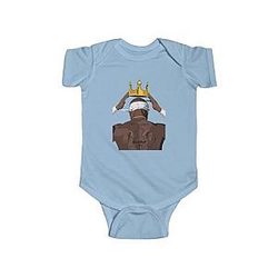 TuPac Outfit - Crowning Legend 2Pac Makaveli Back View Dope Baby Bodysuit