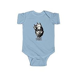 TuPac Outfit - Crowned 2Pac Amaru Shakur Tribute Art Baby Toddler Onesie