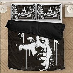 TuPac Outfit - 2pac Shakur Makaveli Live By The Gun Die By The Gun Bedding Set