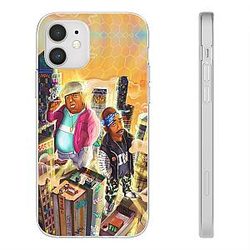 TuPac &amp; Biggie Smalls Outfit - Rapper 2Pac Shakur &amp; Biggie Rest In Paradise iPhone 12 Case