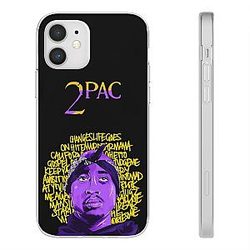 TuPac Outfit - 2Pac Amaru Shakur Greatest Songs Artwork Cool iPhone 12 Case