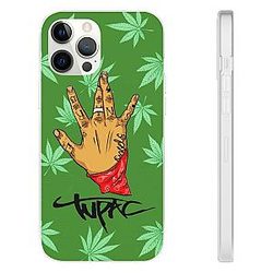 TuPac Outfit - Tupac Shakur Iconic Gang Sign Minimalist Art iPhone 12 Case