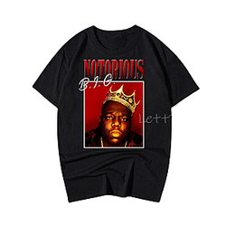 Biggie Smalls T-shirt - Loose Cotton Fashion T-shirts