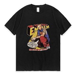 Eminem T Shirt - Short Sleeve 100% Cotton T Shirt Fashion Tops