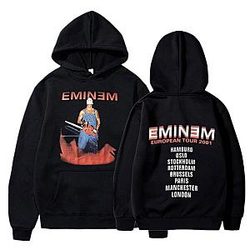 Eminem Hoodie - Long Sleeve Pullover Fashion Eminem Rapper Hoodies