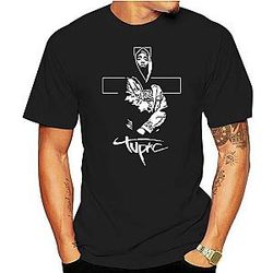 Tupac T-shirt - Vintage Printed Hip Hop Tees Tops